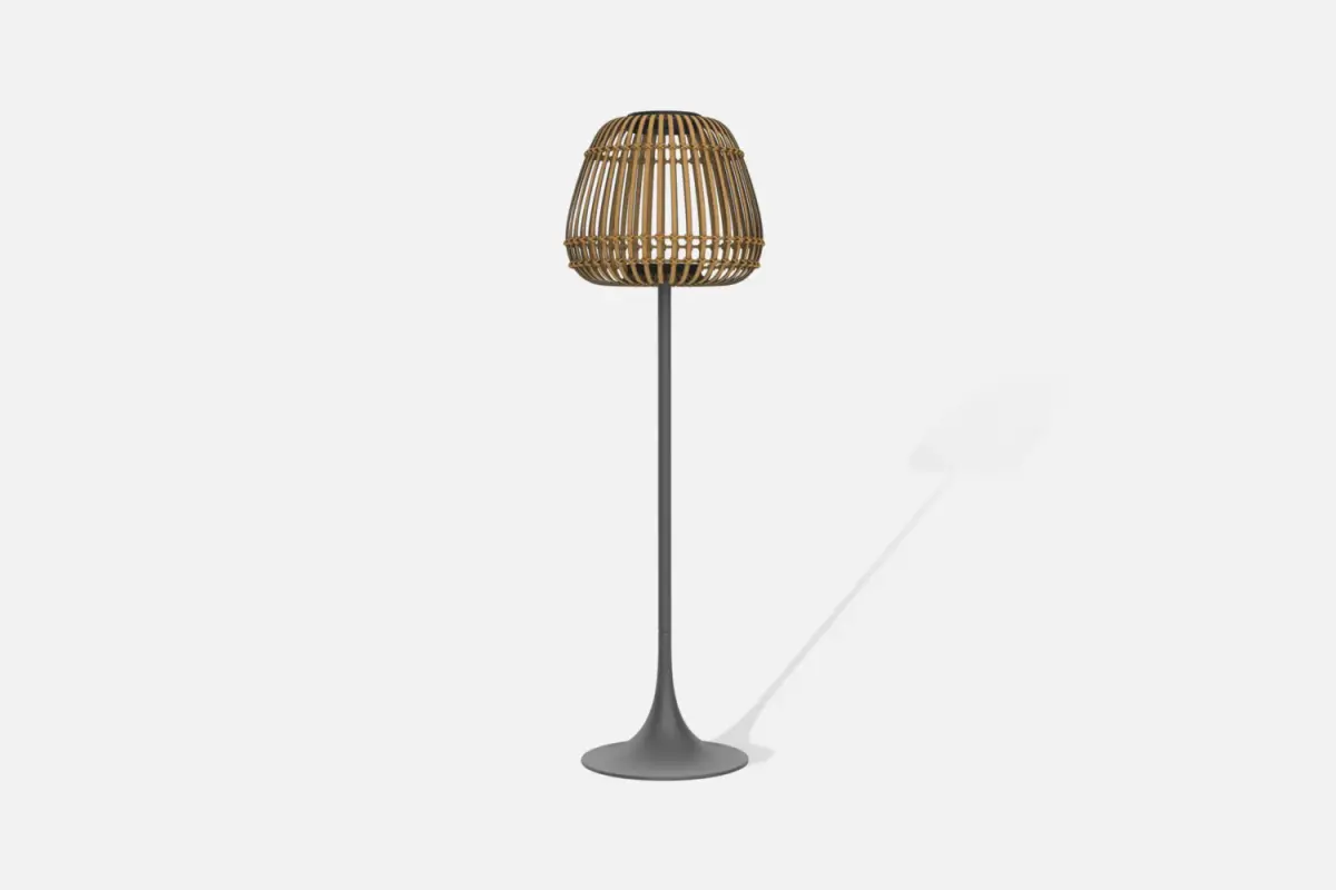 BARCA-Outdoor-Floor-Lamp-Natural-Peapod-Wicker-Charcoal-OL344_BR01-1 Barca Solar Powered Outdoor Lamp