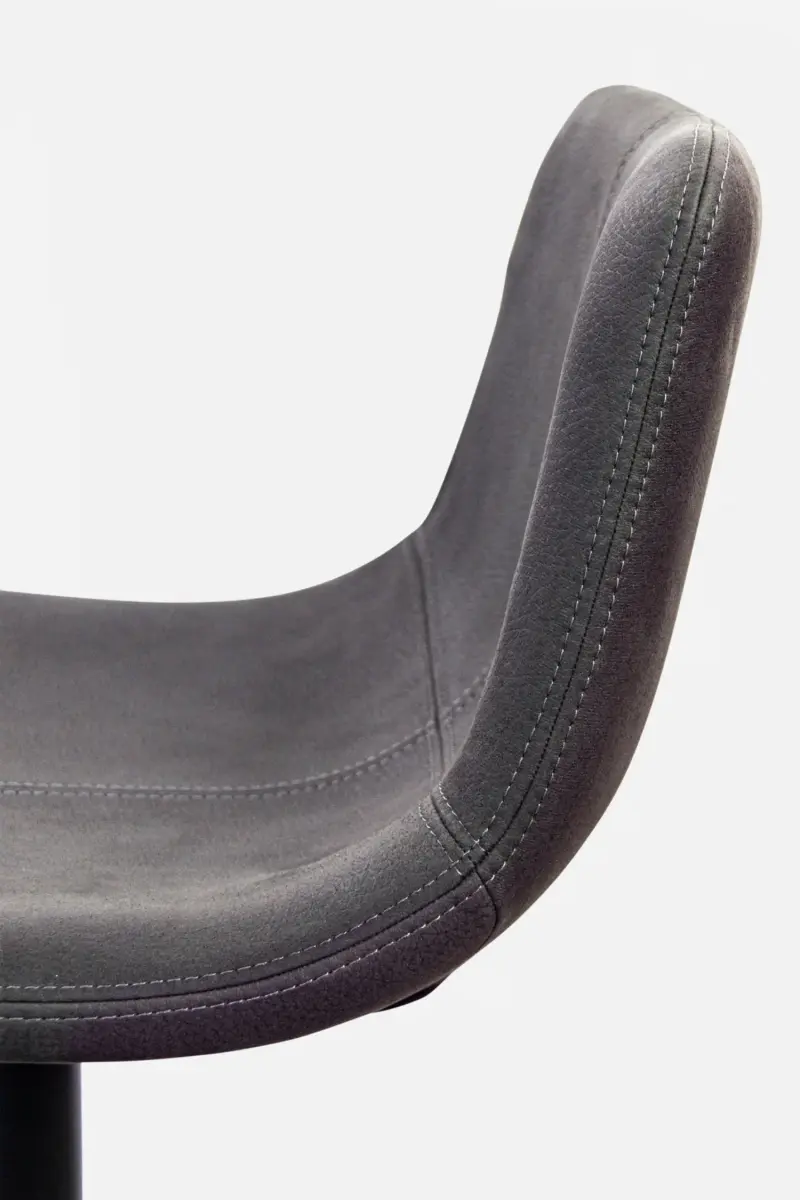 KAFFE-Gas-Lift-Barstool-in-Grey-Fabric-CB9107A_GR-5 Kaffe Barstool - Kitchen / interior design chair